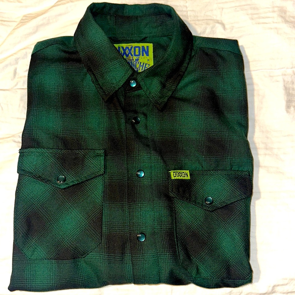 DIXXON ABSINTHE FLANNEL SIZE M